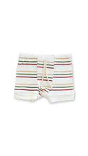 Load image into Gallery viewer, rib knit shorts - triple stripe