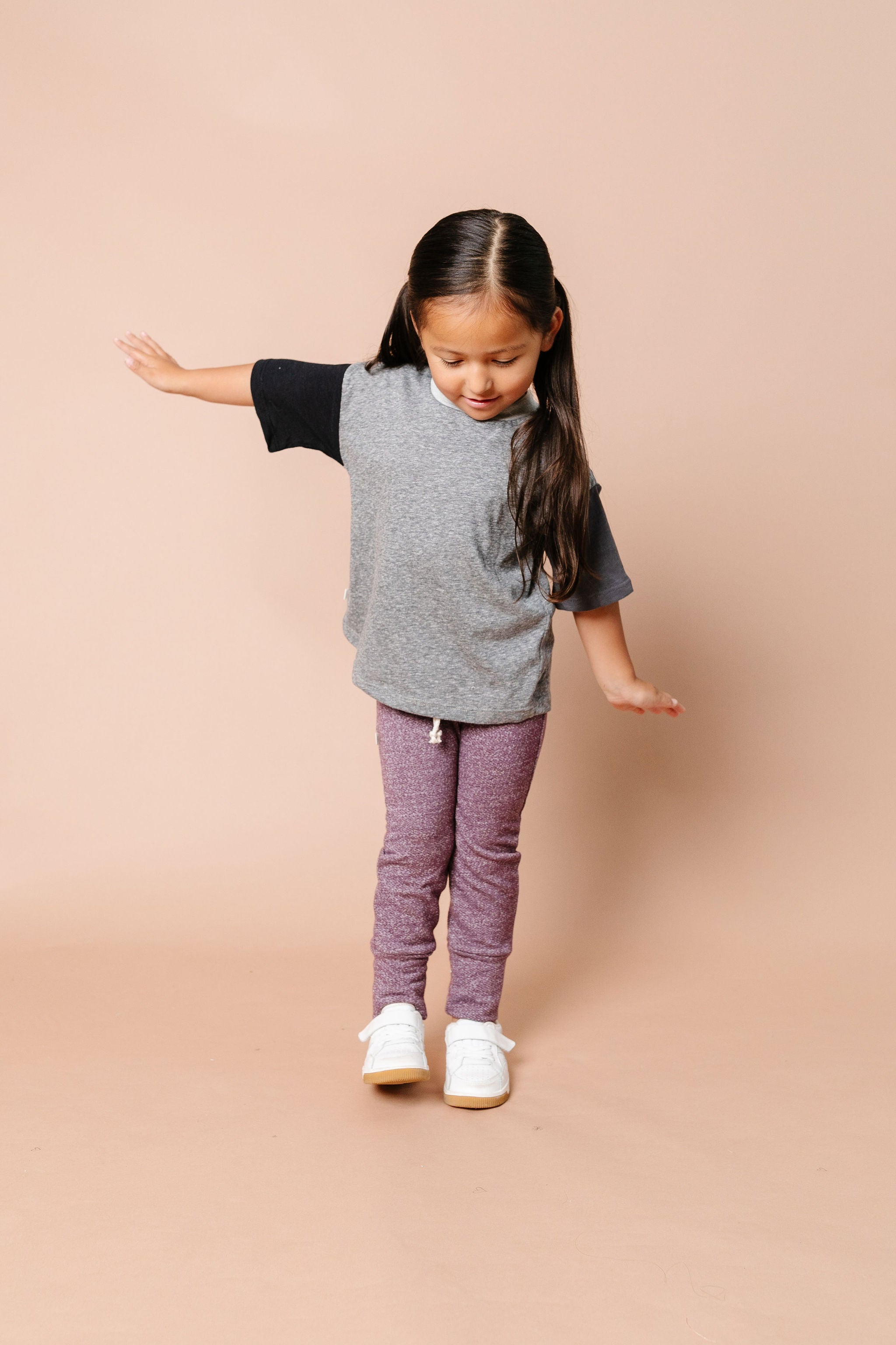 gusset pants CO - purple heather