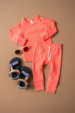 Load image into Gallery viewer, rib knit long sleeve tee - neon