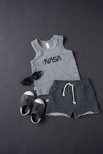 Load image into Gallery viewer, tank top - NASA on heather gray
