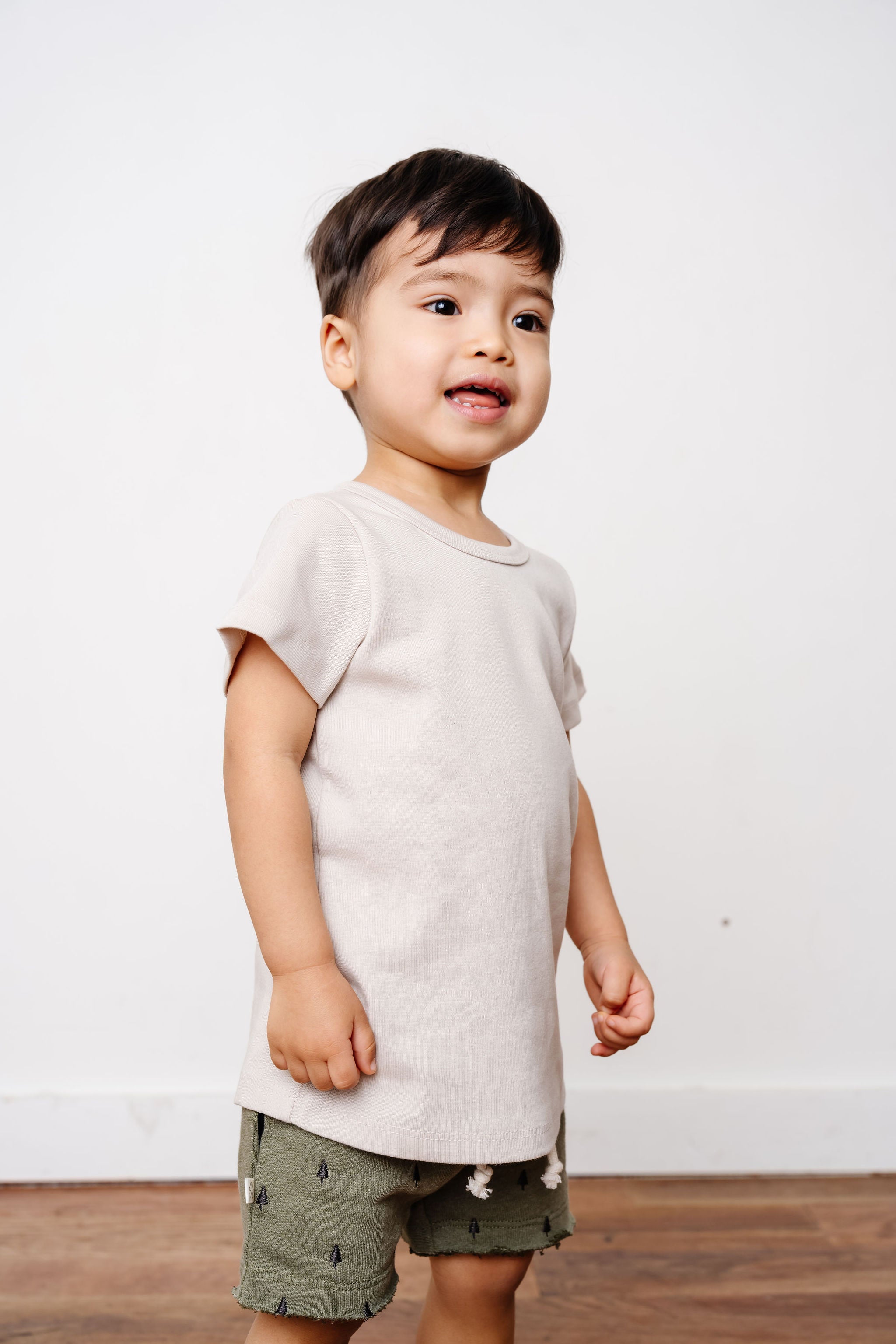 basic tee - white sand