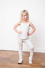 Load image into Gallery viewer, rib knit tank top - fog stripe