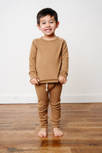 Load image into Gallery viewer, rib knit long sleeve tee - kraft