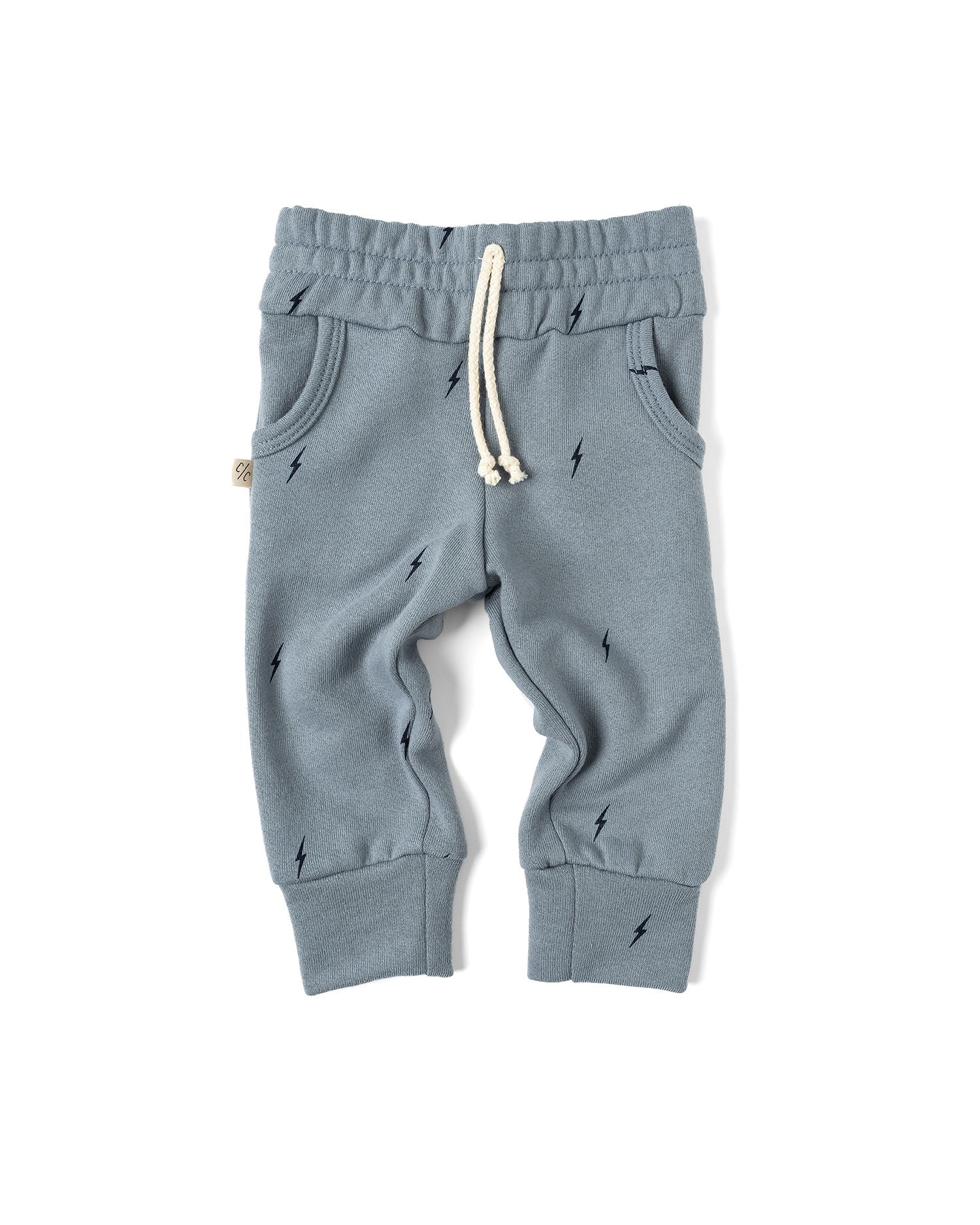 original jogger - bolts on mineral blue