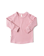 Load image into Gallery viewer, rib knit long sleeve tee - frosting