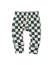 Load image into Gallery viewer, gusset pants - jade checkerboard