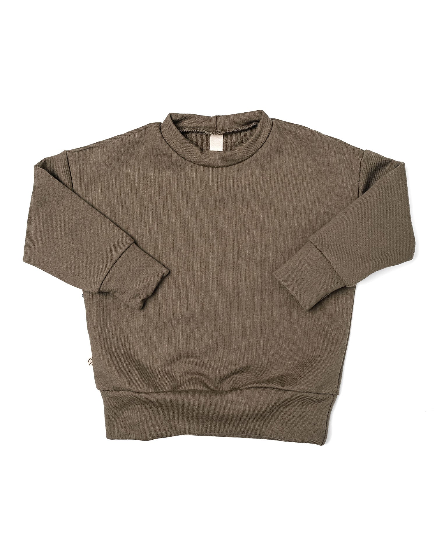boxy sweatshirt - caper