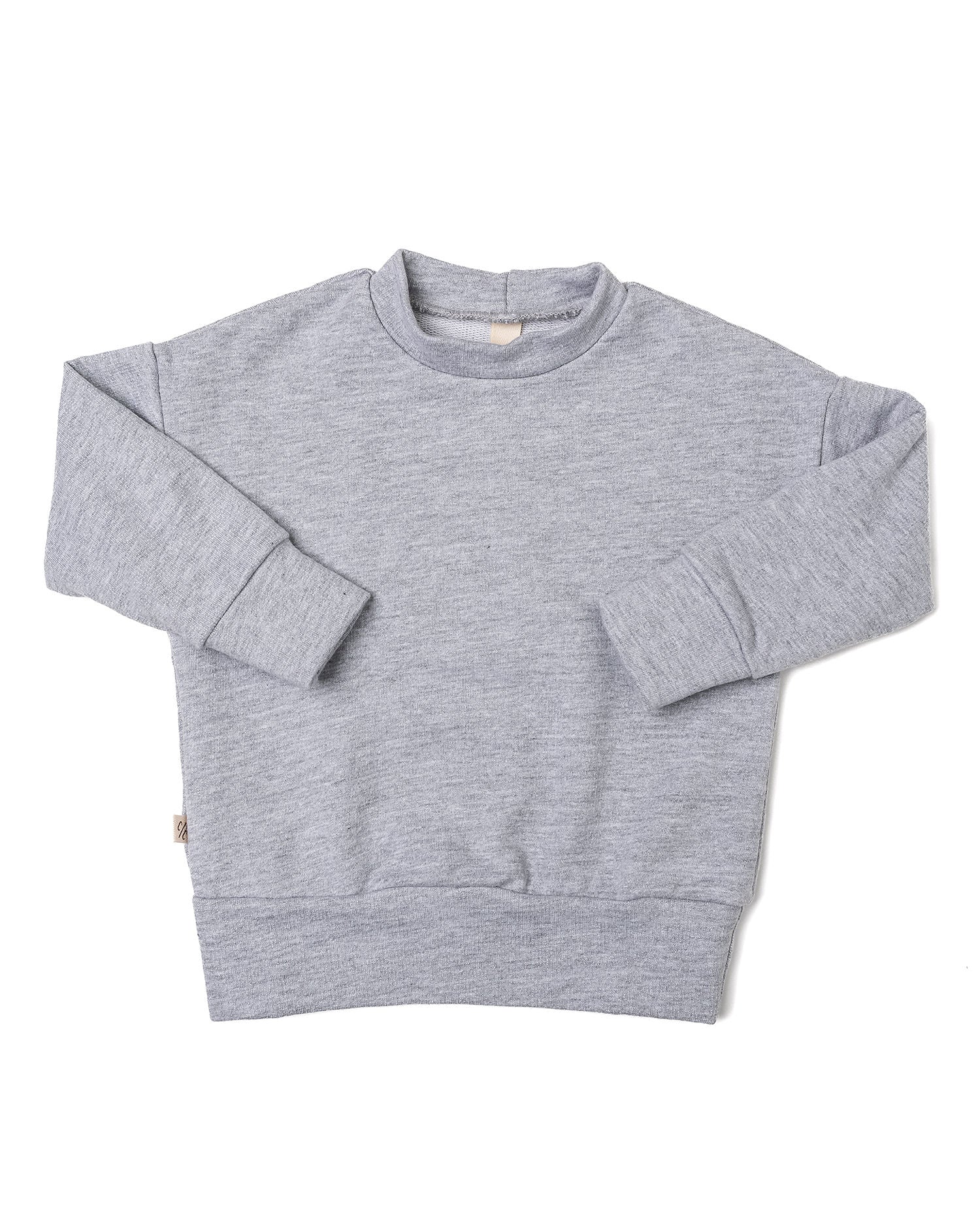 boxy sweatshirt - ash