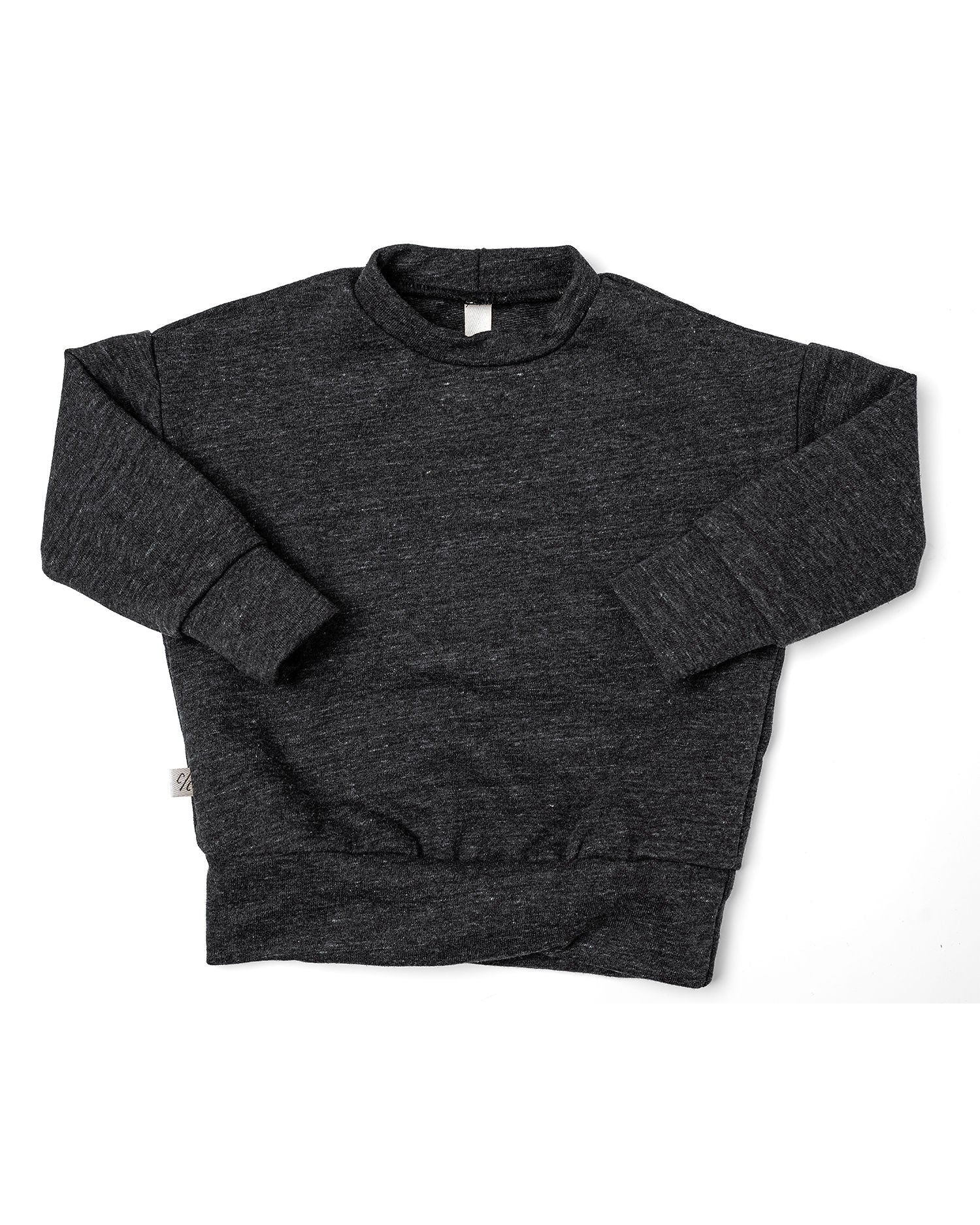 boxy sweatshirt - granite