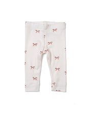 Load image into Gallery viewer, leggings - classic bows on natural