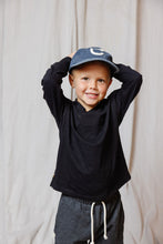 Load image into Gallery viewer, boxy long sleeve tee - black