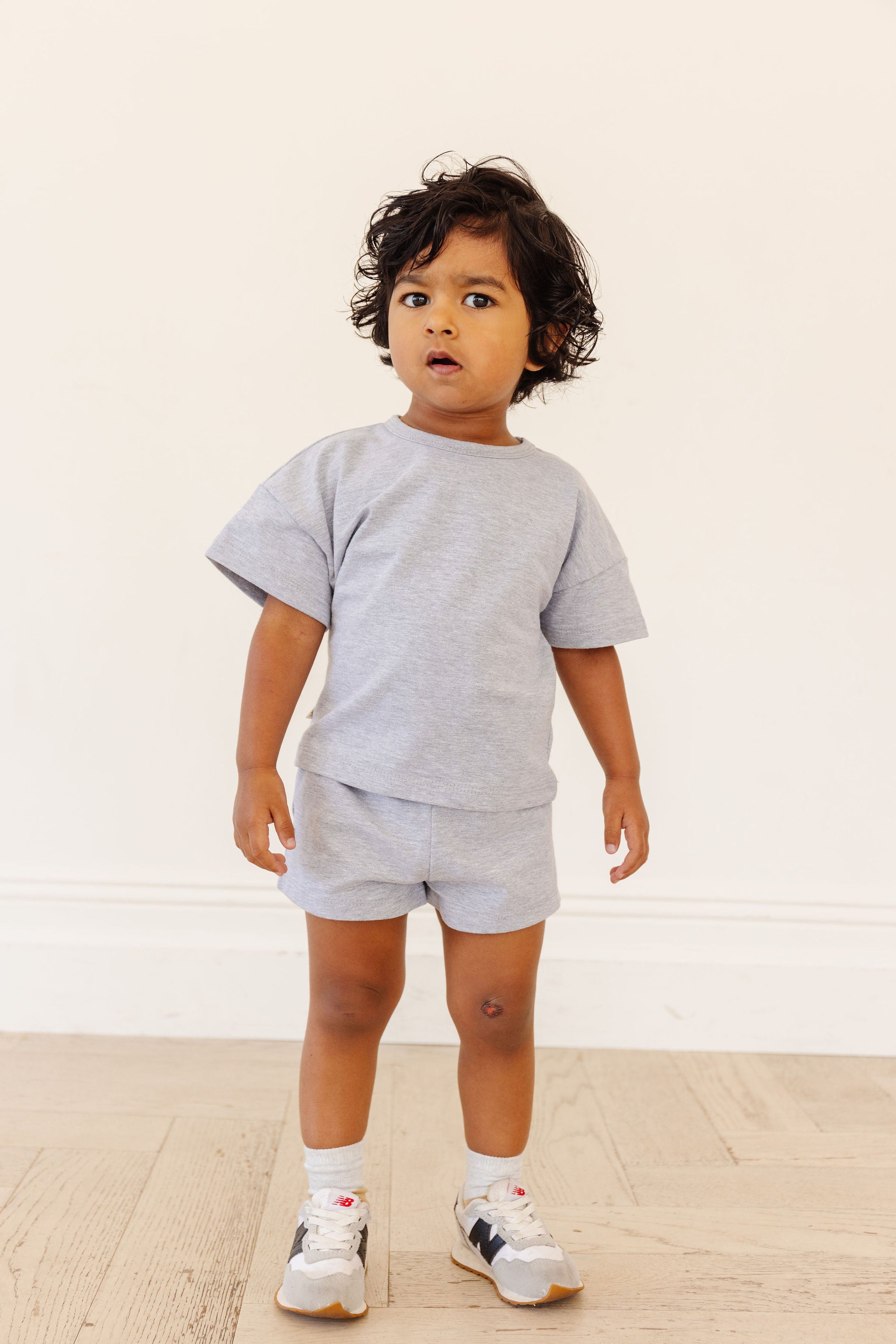 jersey set - heather gray