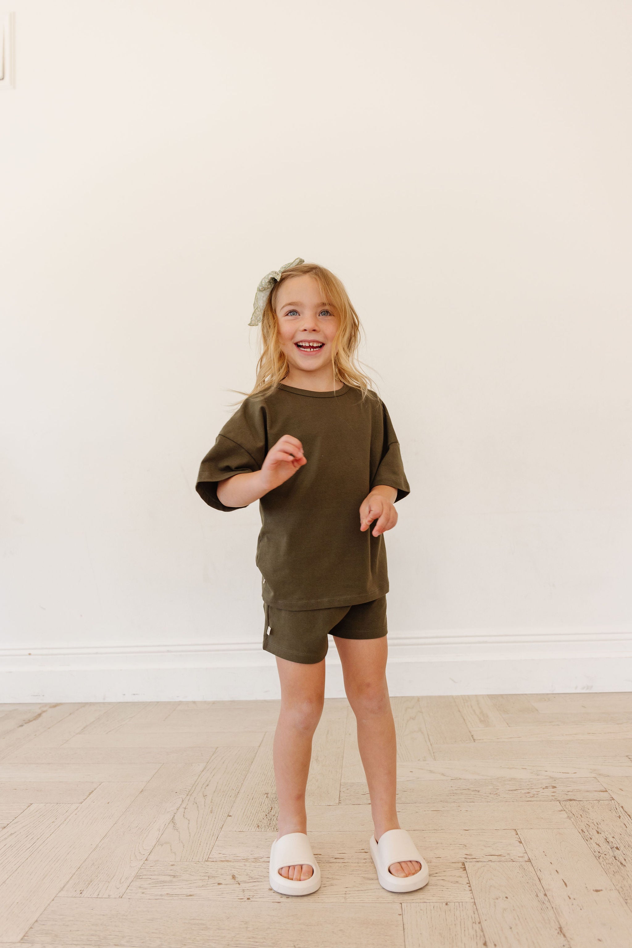 jersey set - olive green
