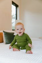 Load image into Gallery viewer, rib knit pant - clover