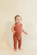 Load image into Gallery viewer, rib knit tank top CO - red rock
