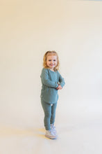 Load image into Gallery viewer, jersey long sleeve set - agave green