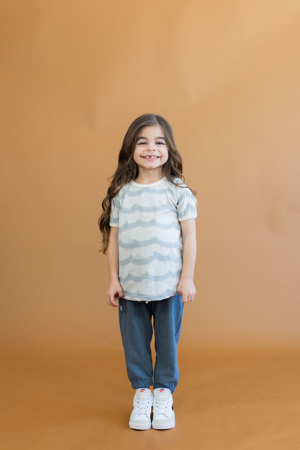 ringer tee CO  - waves on fog