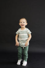 Load image into Gallery viewer, basic tee - triple stripe on golf green