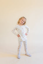 Load image into Gallery viewer, jersey long sleeve set - cherries on natural