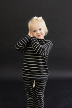 Load image into Gallery viewer, trademark raglan hoodie - raven beige stripe