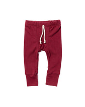 Load image into Gallery viewer, rib knit pant - candy apple