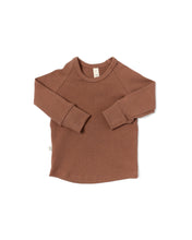 Load image into Gallery viewer, rib knit long sleeve tee - clove