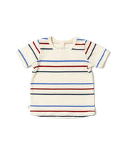 Load image into Gallery viewer, ringer tee  - americana stripe