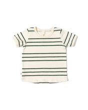 Load image into Gallery viewer, ringer tee CO  - triple stripe golf green