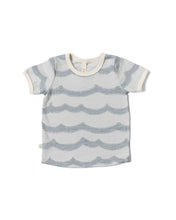 Load image into Gallery viewer, ringer tee - waves on fog