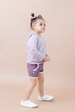 Load image into Gallery viewer, french terry retro short - purple heather