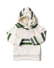 Load image into Gallery viewer, trademark raglan hoodie - double stripe