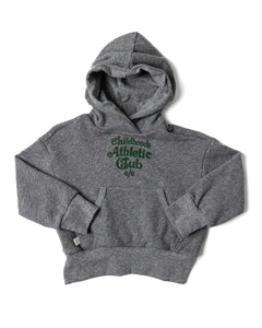 vintage hoodie - cc athletic club on heather gray