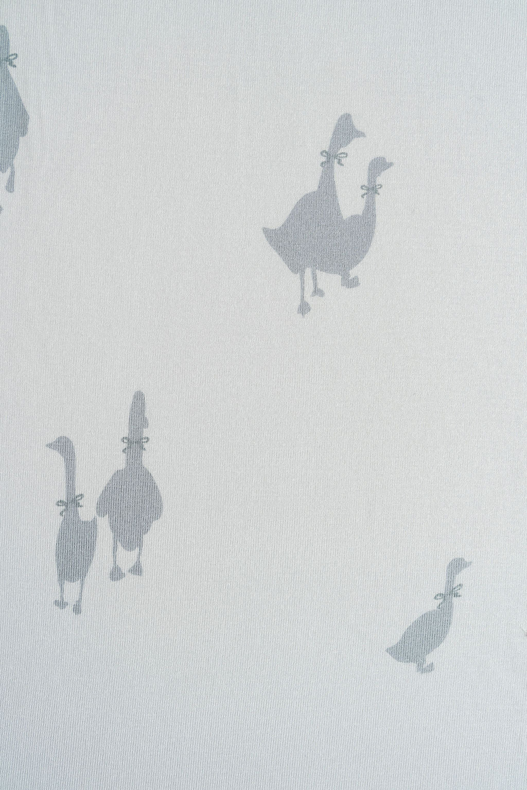 rib knit long sleeve tee - geese