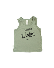 Load image into Gallery viewer, tank top CO - camp wisdom on fern