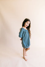 Load image into Gallery viewer, ribbon dress - storm stripe