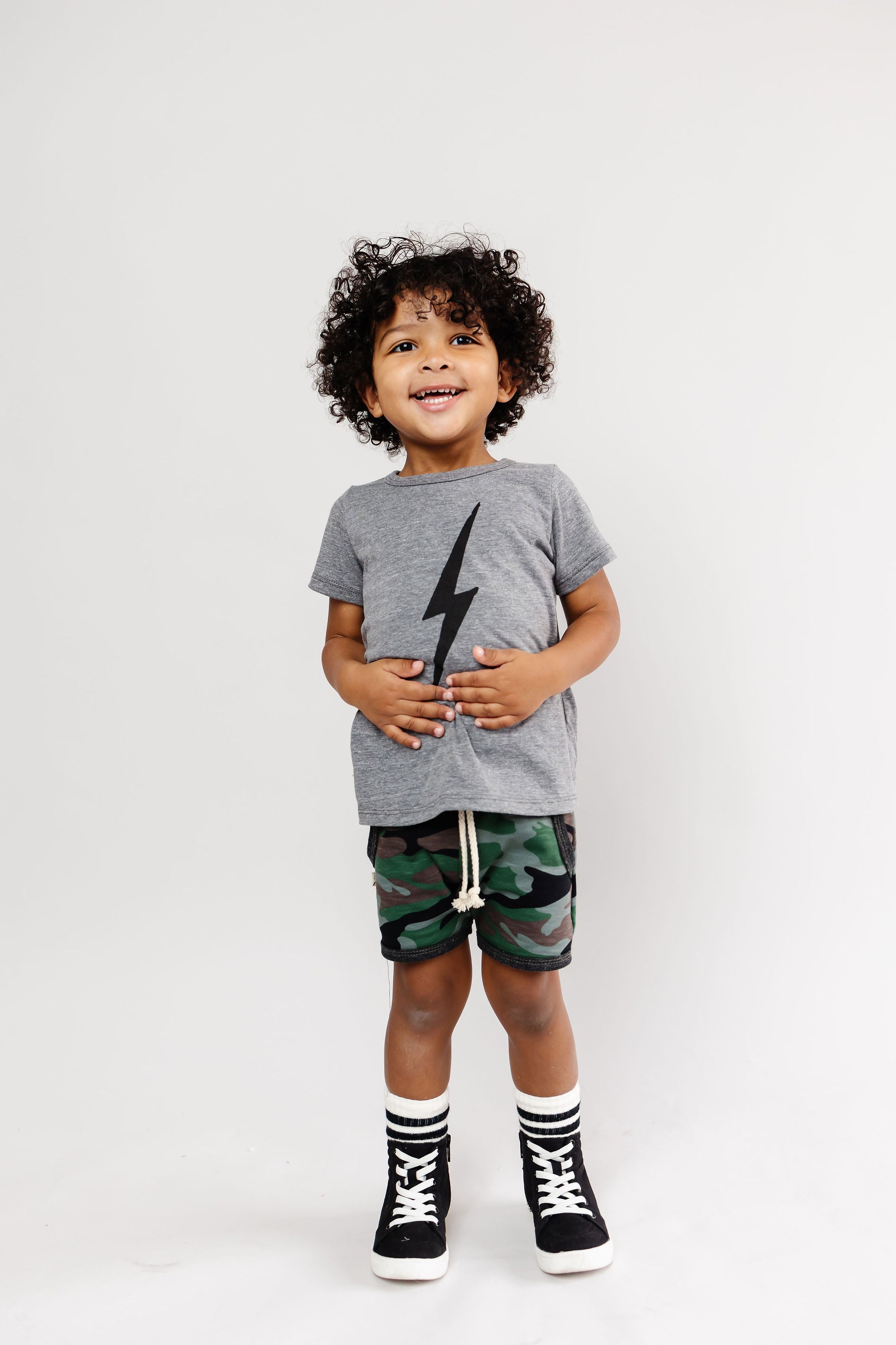 retro shorts CO - classic camo
