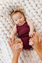 Load image into Gallery viewer, rib knit bloomers CO - eggplant