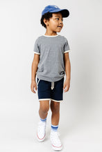 Load image into Gallery viewer, ringer tee CO  - athletic gray