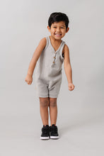 Load image into Gallery viewer, short tank romper - pebble