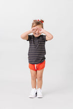 Load image into Gallery viewer, basic tee CO - dark breton stripe
