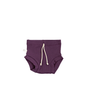 Load image into Gallery viewer, rib knit bloomers CO - black plum