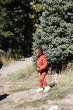 Load image into Gallery viewer, trademark raglan hoodie CO - barn red
