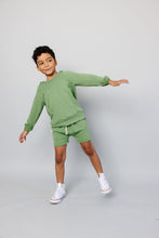 Load image into Gallery viewer, boy shorts - camp green