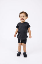 Load image into Gallery viewer, rib knit tee CO - midnight 1x1