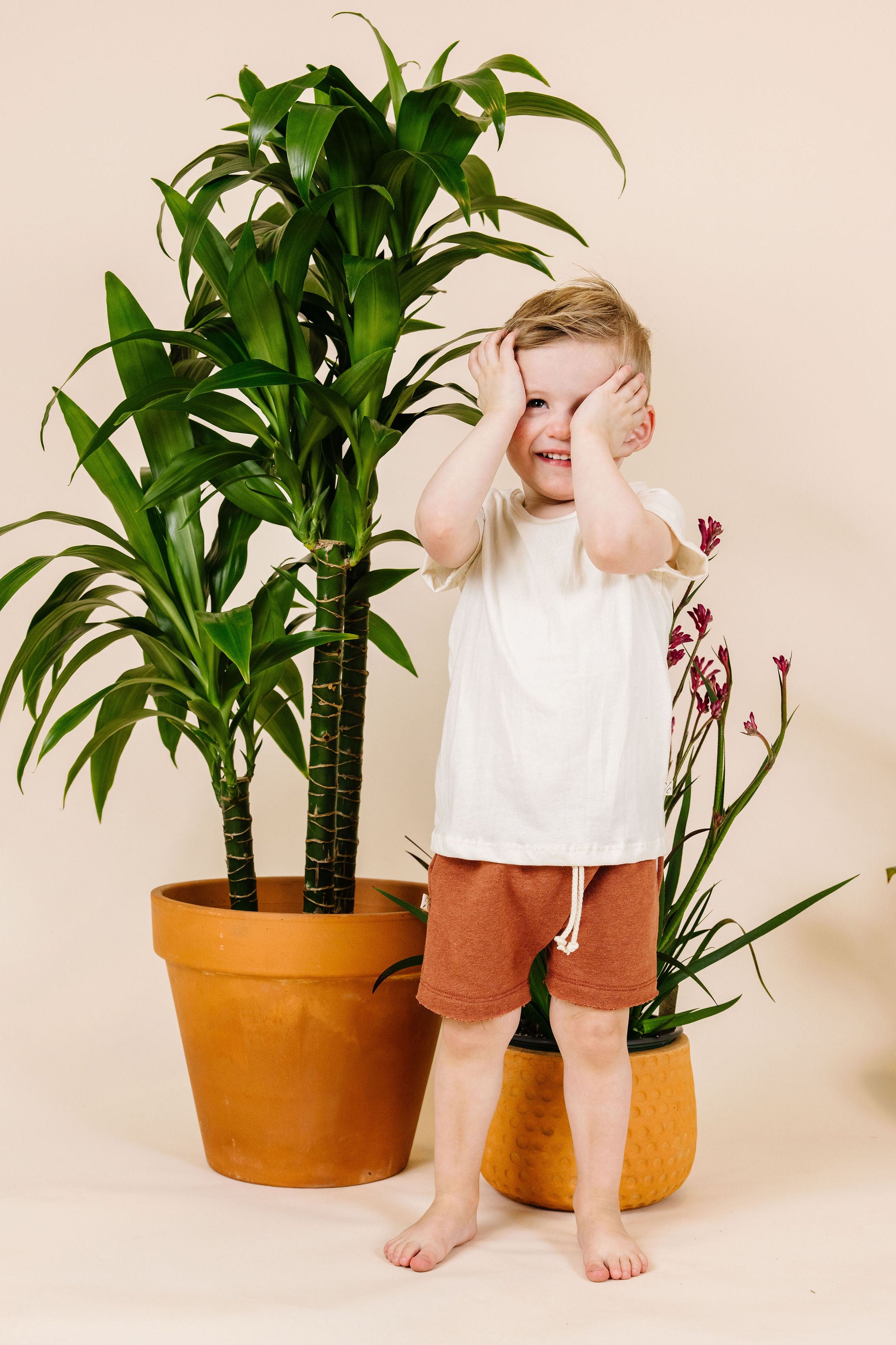 boy shorts CO- terra cotta