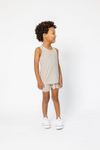 Load image into Gallery viewer, rib knit tank top CO - taupe stripe