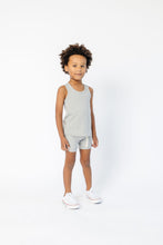 Load image into Gallery viewer, rib knit shorts - gray heather