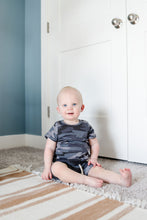 Load image into Gallery viewer, rib knit tee CO - black camo