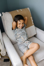 Load image into Gallery viewer, rib knit shorts CO - faded camo