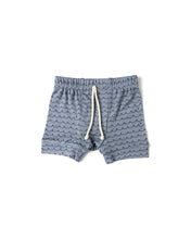 Load image into Gallery viewer, rib knit shorts CO - waves on ocean